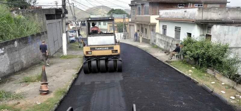 Asfalto da Rua Tenente Luis Fernando, na Vila Orlandélia, será entregue nesta semana