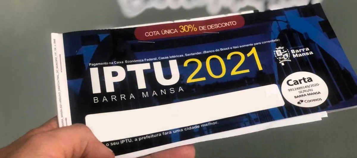 Primeira parcela do pagamento do IPTU com desconto vence no dia 15 de julho