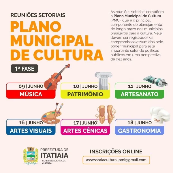 Prefeitura inicia reuniões setoriais para elaboração de Plano Municipal Cultura