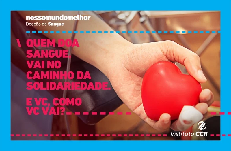 Instituto CCR e CCR NovaDutra promovem campanha de doação de sangue