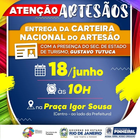 Prefeito Ednardo Barbosa entrega carteira nacional do artesão para profissionais da área