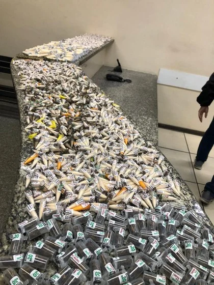 Ação da PM faz grande apreensão de materiais do tráfico no bairro Santa Isabel em Barra Mansa