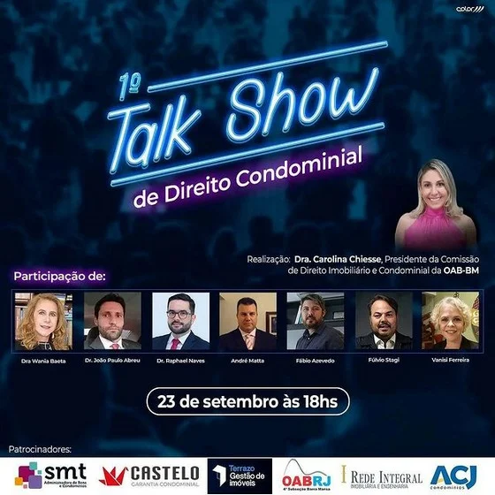 OAB-BM realizará I Talk Show de Direito Condominial