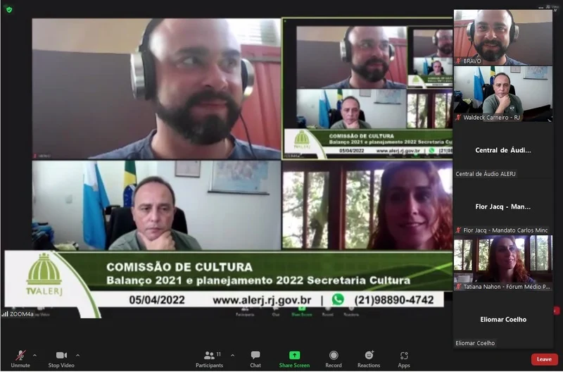 Audiência Pública da Comissão de Cultura da Alerj tem a participação do presidente da FCBM