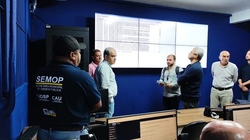 Ciosp recebe visita técnica de empresa de monitoramento de Barra do Piraí