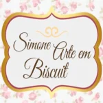 Logo Topo de Bolo Biscuit em Volta Redonda – Simone Maria Biscuit