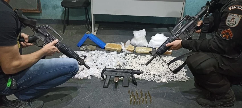 Em segunda ação da PM no bairro Candelária foram encontrados mais materiais do tráfico