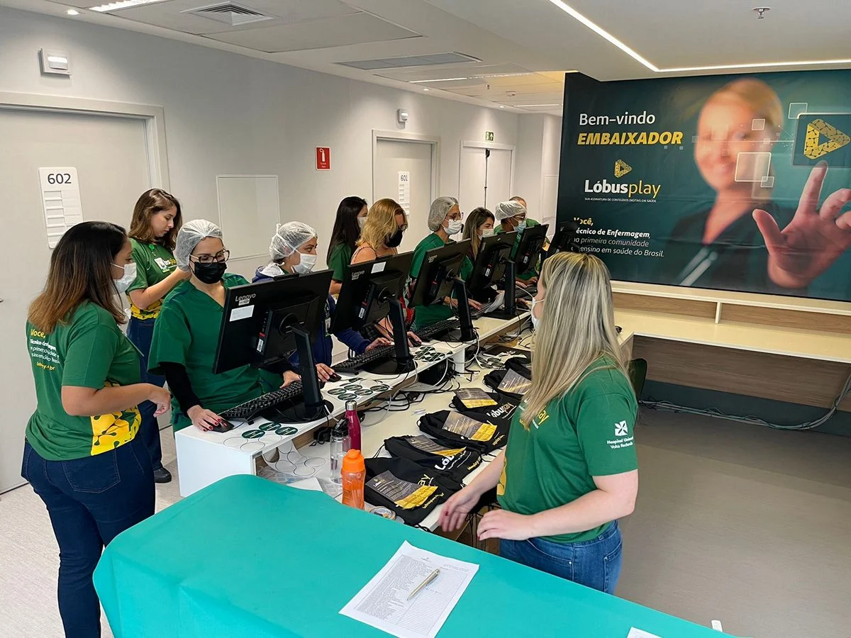 Instituto Lóbus lança a primeira plataforma de ensino em saúde para técnicos de enfermagem do Brasil