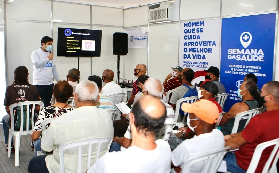 Estão sendo realizadas diversas atividades para reforçar a importância da detecção precoce do câncer de próstata