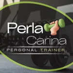 Logo Personal Trainer Perla Carina, Musculação, Treino, Spinning, Funcional – Volta Redonda