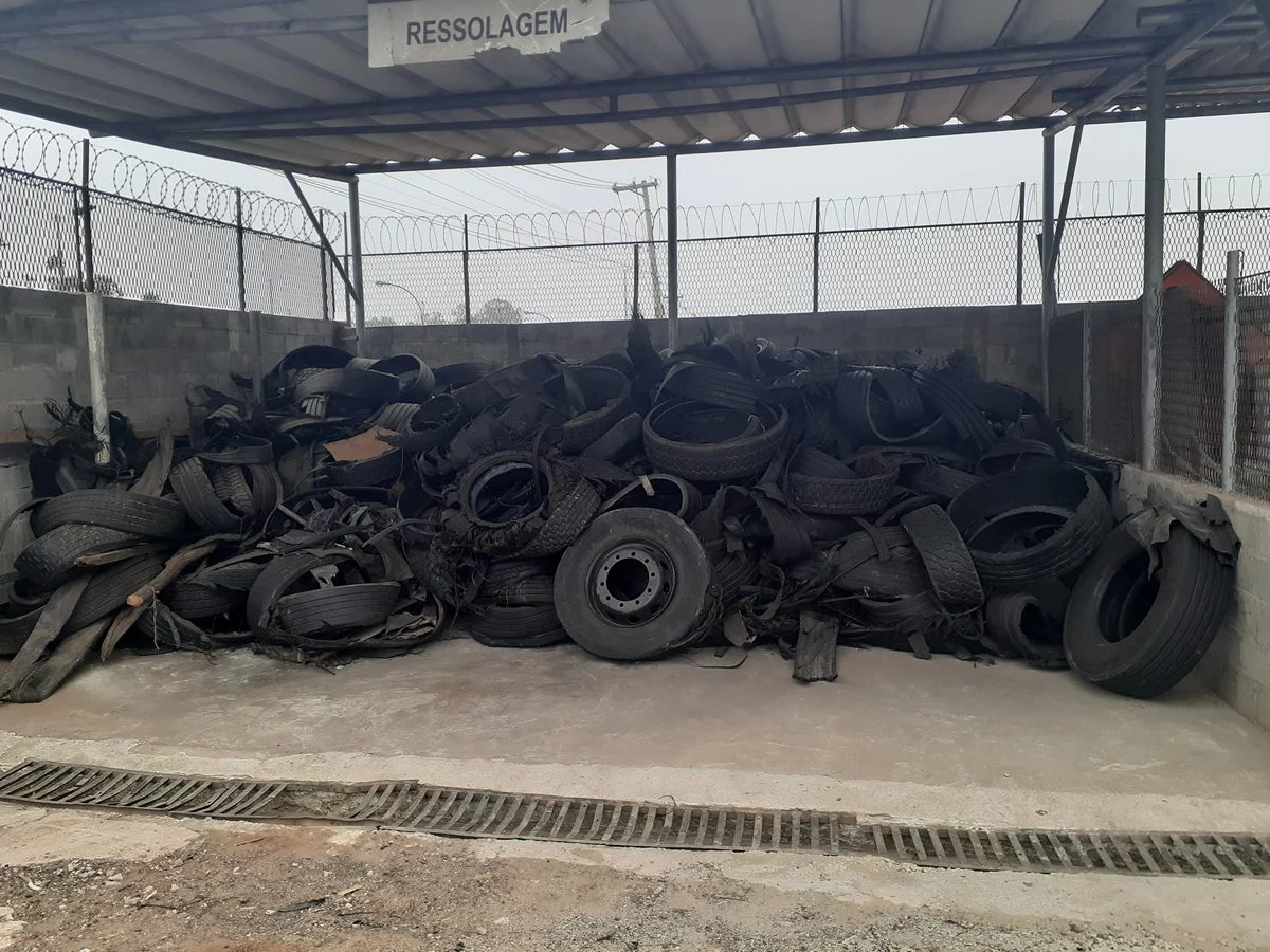 Sustentabilidade: Sobras de pneus são reaproveitadas na via Dutra