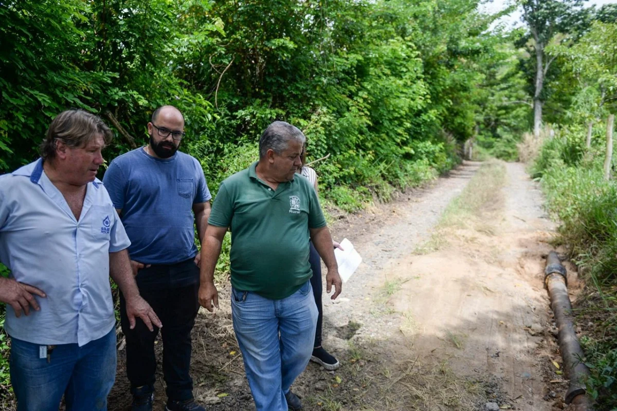 Saae-BM e Desenvolvimento Rural realizam obras para melhorar abastecimento de água em Amparo