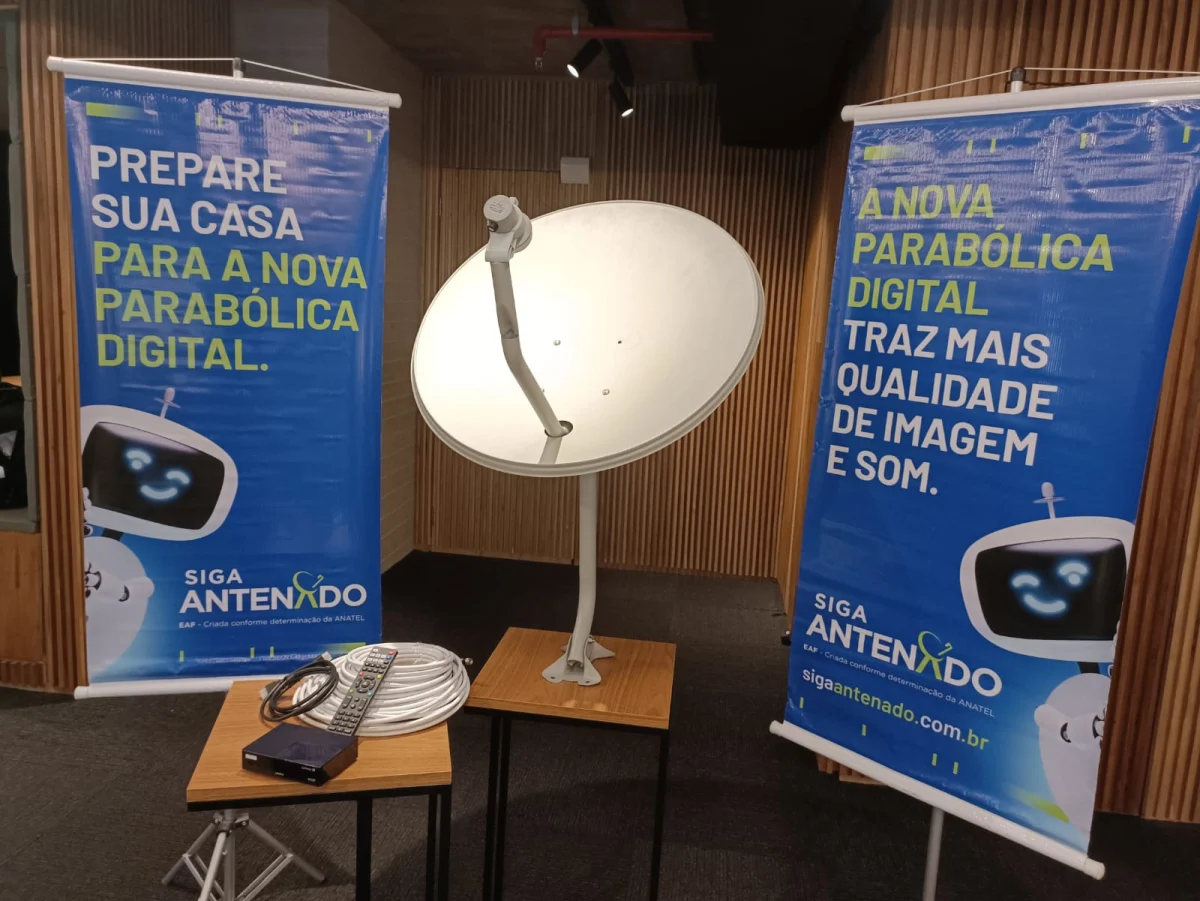 Siga Antenado abre agenda para instalação do kit gratuito com a nova parabólica digital para 56 mil famílias de 14 cidades do Rio de Janeiro
