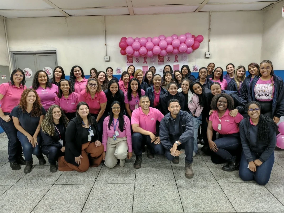Ação do Outubro Rosa na CSN reforça a importância da prevenção ao câncer de mama