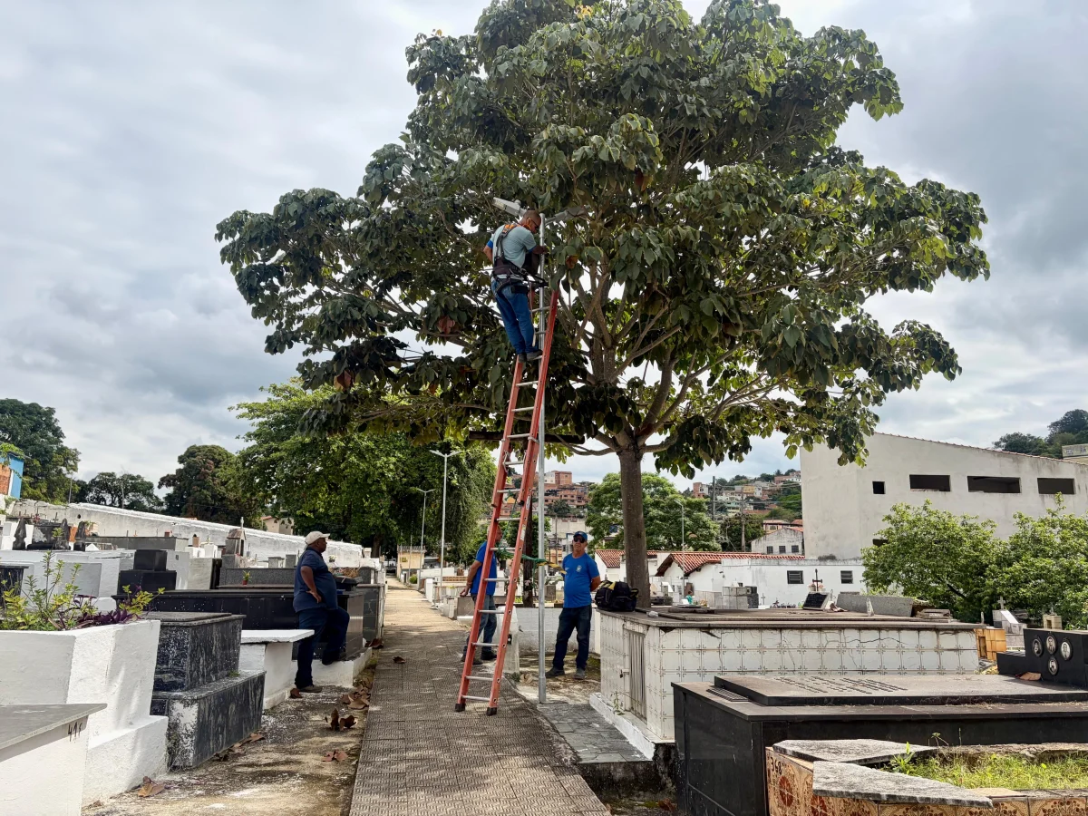 Prefeitura de Pinheiral prepara Cemitério Municipal para o Dia de Finados
