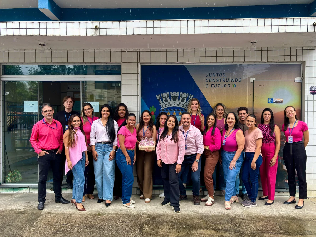 Prefeitura de Pinheiral promove conscientização sobre o Outubro Rosa entre servidores municipais