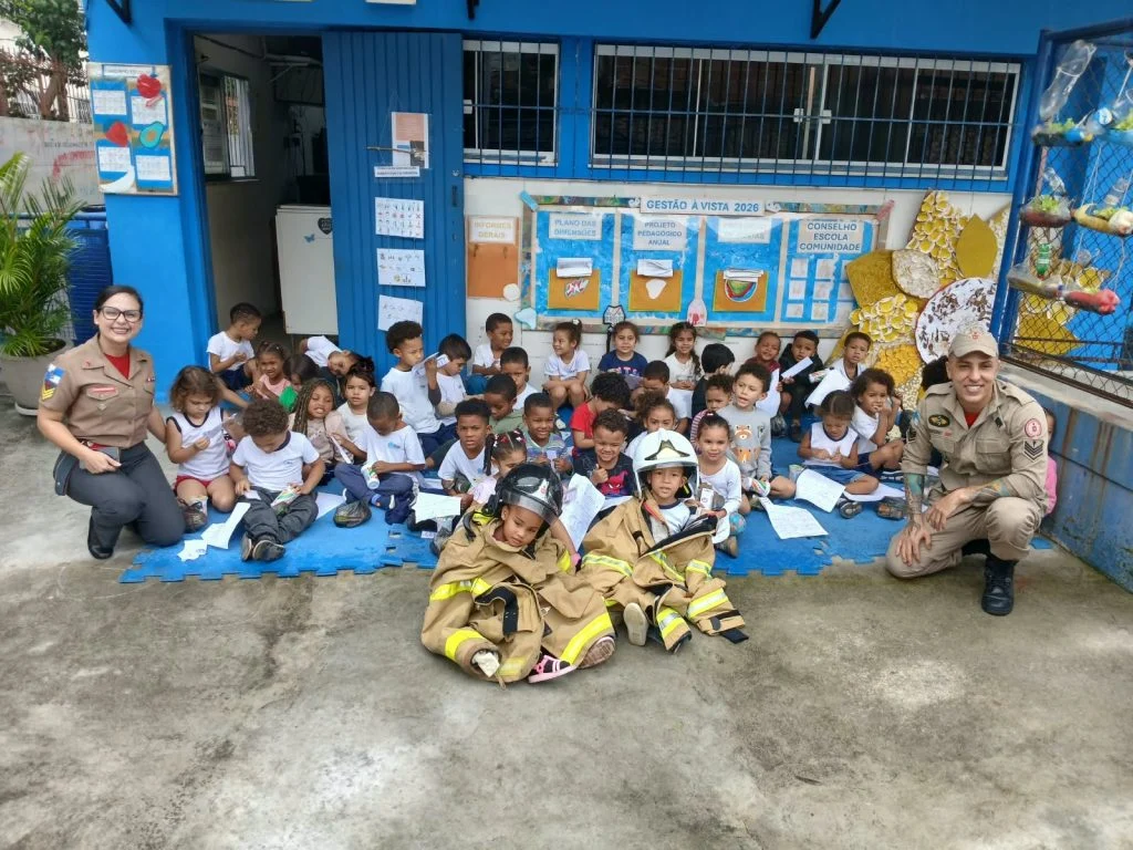 Projeto Bravos Anjos leva educação preventiva a crianças de creche na Zona Norte