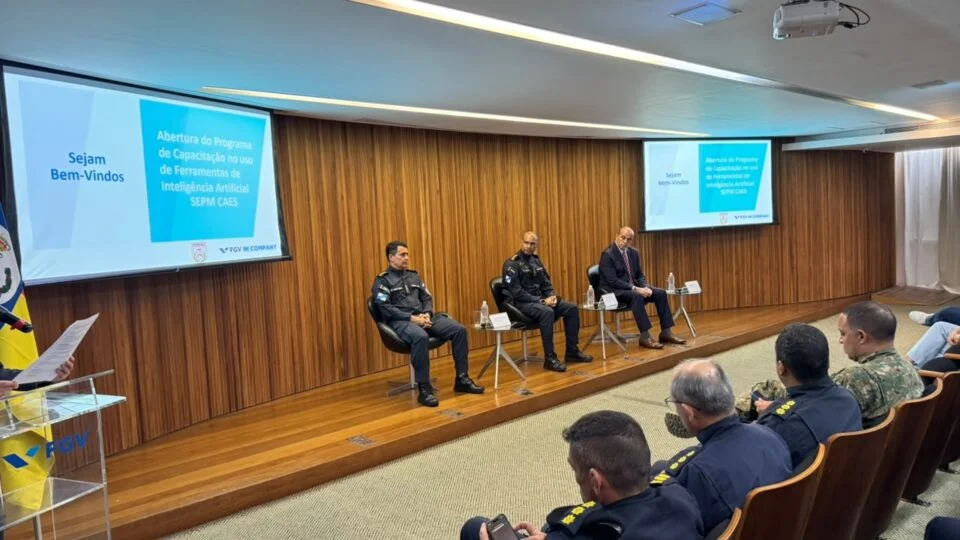 Sepm seleciona 40 policiais militares para participar de programa da FGV sobre gestão com emprego de Inteligência Artificial