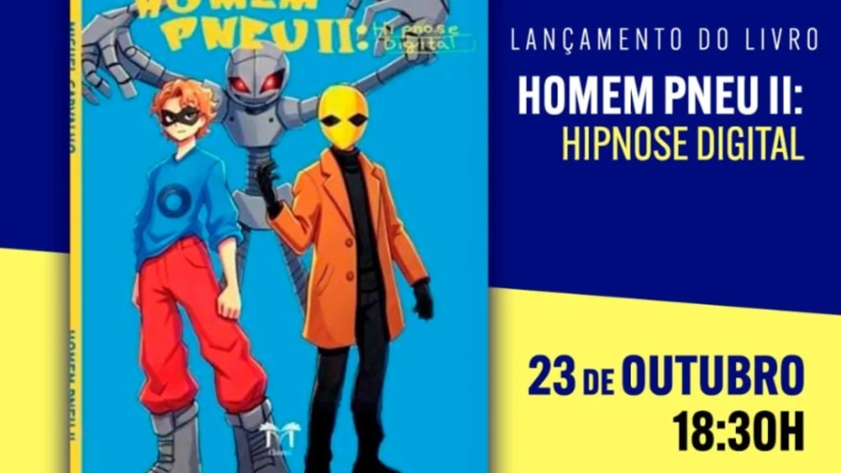 Valença recebe lançamento do livro “Homem Pneu II: Hipnose Digital”, de Miguel Carvalho