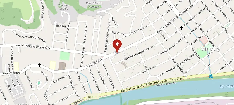Mapa: Vison Ternos e Acessórios, Avenida Sávio Cota de Almeida Gama, Nº 2249, Volta Redonda - RJ, 27281-422