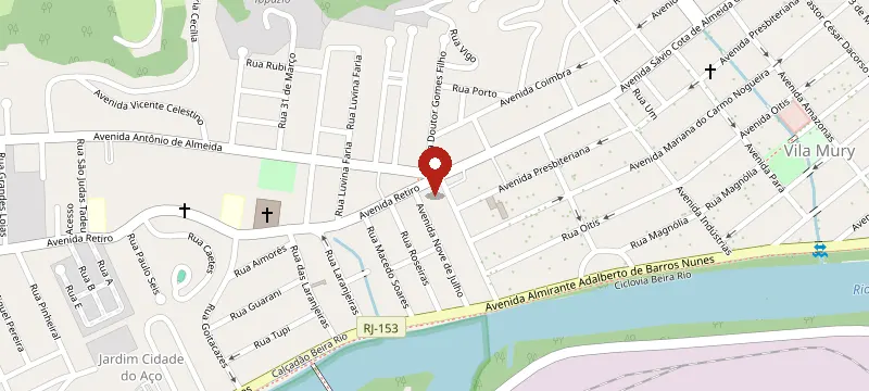 Mapa: Refrigeracar, Av. do Comercio, Nº 225, Volta Redonda - RJ, 27275-250