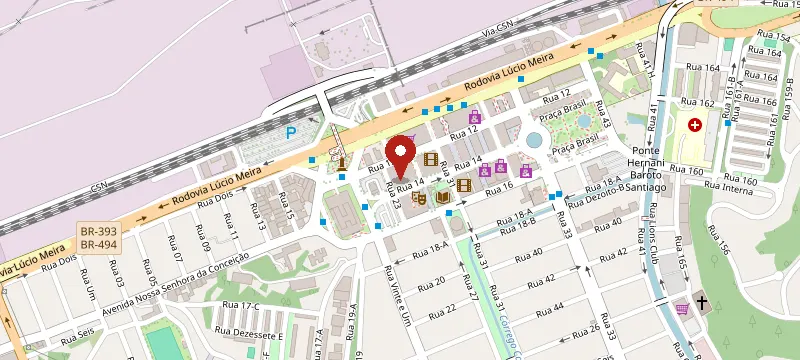 Mapa: Dr Douglas Daniel Teixeira – Dentista, Rua Quatorze, Sala 730, Vila Santa Cecília, Nº 350, Volta Redonda - RJ, 27260-140