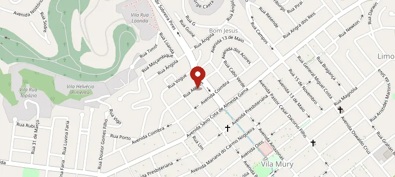 Mapa: Centro Educacional Retiro – Volta Redonda, Avenida dos Açores, Retiro, Nº 133, Volta Redonda - RJ, 27281-290