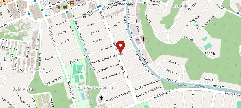 Mapa: Clínica Patrícia Dalboni, Rua trinta e três, 5 andar, Vila Santa Cecília, nº 117, Volta Redonda - RJ, 27261-310