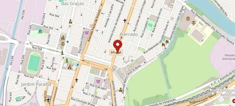 Mapa: LUCLADECOR, Av. Sete de setembro, Aterrado, Nº 70, Volta Redonda - RJ, 27213-310