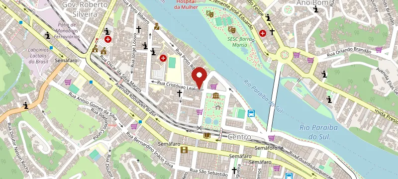 Mapa: Doce Encanto Kids, Rua Cristovão Leal, 17, Barra Mansa - RJ, 27310-060