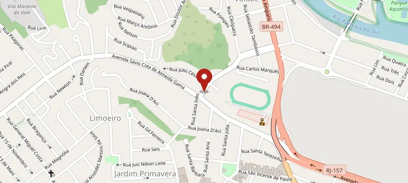 Mapa: Beleza Vip Depilação e Estética, Rua Otávio Junior, 10, Volta Redonda - RJ, 27283420