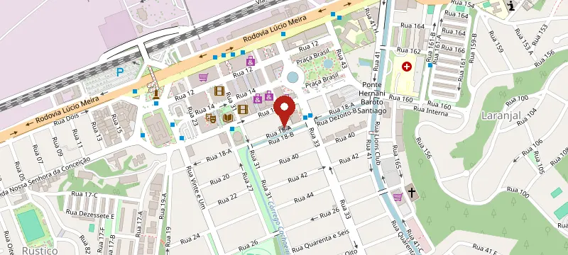 Mapa: Techno Fashion Moda Fitness – Roupa de Academia Volta Redonda, Rua Dezoito A, 56, Vila Santa Cecília, Volta Redonda - RJ, 27251-250