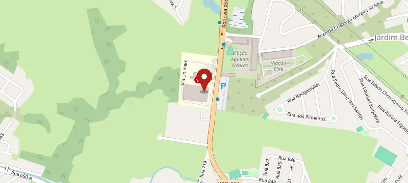 Mapa: Hospital Unimed Volta Redonda, Rodovia dos Metalúrgicos, 2490, Casa de Pedra, Volta Redonda - RJ, 27259-000