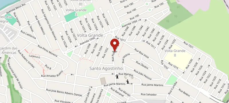 Mapa: Bana Depósito de Gás, Rua Porto Alegre, 56 - Santo Agostinho, Volta Redonda - RJ, 27210-500