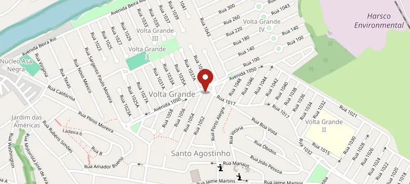 Mapa: Ventilar Refrigeração – Volta Redonda, Rua 1050, nº 11 - Volta Grande II, Volta Redonda - RJ, 27214-070